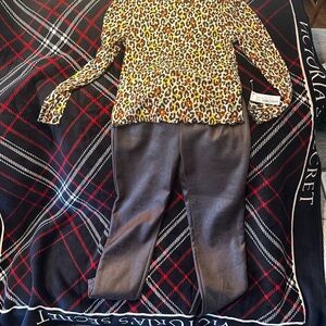 Moa Moa Multicolor Leopard Print Top